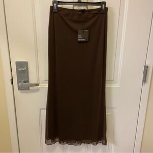 🤎 Long Brown Skirt🤎